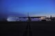A C-130J sits on the flightline at dawn, awaiting maintenance March 16, 2015, at Little Rock Air Force Base, Ark. Little Rock is the home of C-130 combat airlift, with 22 percent of the total Air Force C-130 inventory residing at the base. (U.S. Air Force photo by Tech. Sgt. Russ Scalf)