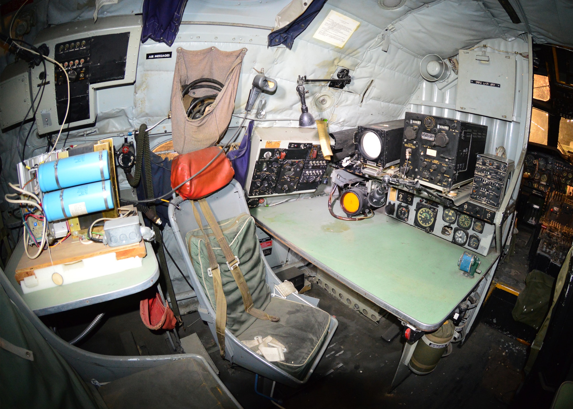 DAYTON, Ohio - Douglas C-124C Globemaster II cockpit in the Korean War Gallery  at the National Museum of the U.S. Air Force. (U.S. Air Force photo)