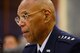 Air Force Vice Chief of Staff Gen. Larry O. Spencer testifies during the Senate Armed Services Committee's hearing on current military readiness in Washington, D.C., March 25, 2015. Spencer stressed that a ready, strong and agile Air Force is a critical component of the best, most credible military in the world. (U.S. Air Force photo/Scott M. Ash)