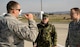 Airmen from the U.S. and Romanian air forces discuss ways to improve the flightline March 18, 2015, at Campia Turzii, Romania. The Airmen are part of the training event Dacian Warhawk, which is designed to improve expertise and increase interoperability. (U.S. Air Force photo/Staff Sgt. Armando A. Schwier-Morales)