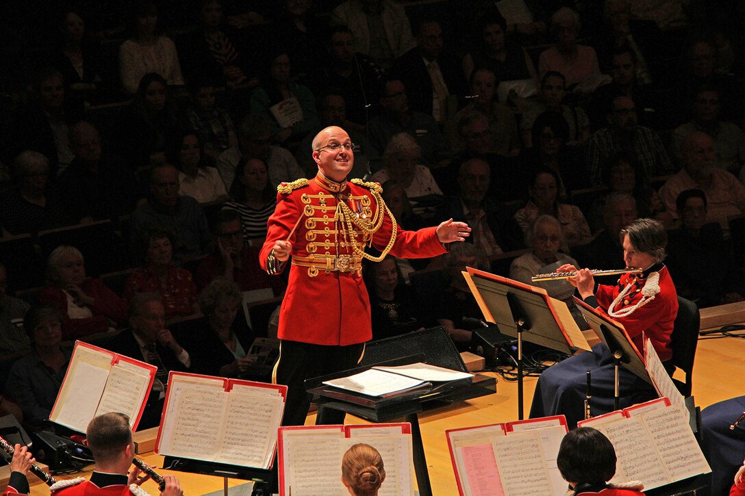 On Sept. 10, 2014, the Marine Band performed at Helzberg Hall at the Kaufman Center while on tour in Kansas City. Photos by Eric T. Williams, Kansas City Symphony.