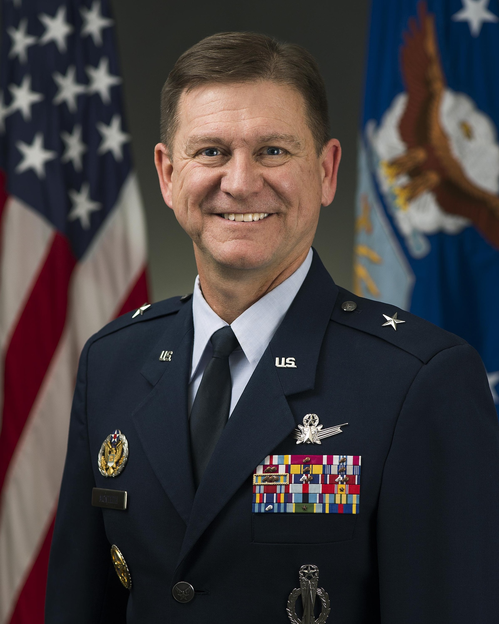 Brig. Gen. Wayne Monteith, Senior Military Assistant to the Secretary of the Air Force, Office of the Secretary of the Air Force, Pentagon, Washington, D.C., is scheduled to replace Maj. Gen. (Sel) Nina Armagno, current commander of the 45th Space Wing and Director of the Eastern Range, who is selected for reassignment to Director, Requirements, Headquarters Air Force Space Command, Peterson Air Force Base, Colorado, summer of 2015.  (U.S. Air Force photo) (Released) 