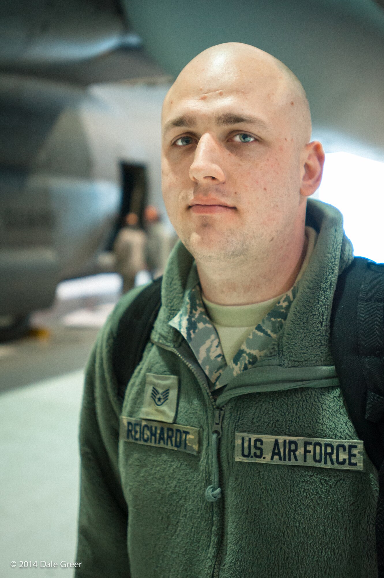 Staff Sgt. Brent Reichardt, an aircraft hydraulics specialist in the Kentucky Air National Guard's 123rd Maintenance Squadron, was awarded the Medal of Valor from the Jefferson County Sheriff’s Office Feb. 20, 2015, for actions he took during a shooting incident at a Louisville, Ky., high school in 2014. Reichardt, who works full-time as a Jefferson County Sheriff’s deputy, is currently deployed to the Persian Gulf in support of airlift operations across the U.S. Central Command Area of Responsibility. (U.S. Air National Guard photo by Maj. Dale Greer)