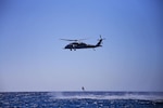 File photo shows water-rescue practice in 2012. Alaska Air National Guard members assisted in the rescue of two Saudi pilots from the Gulf of Aden on March 20, 2015.