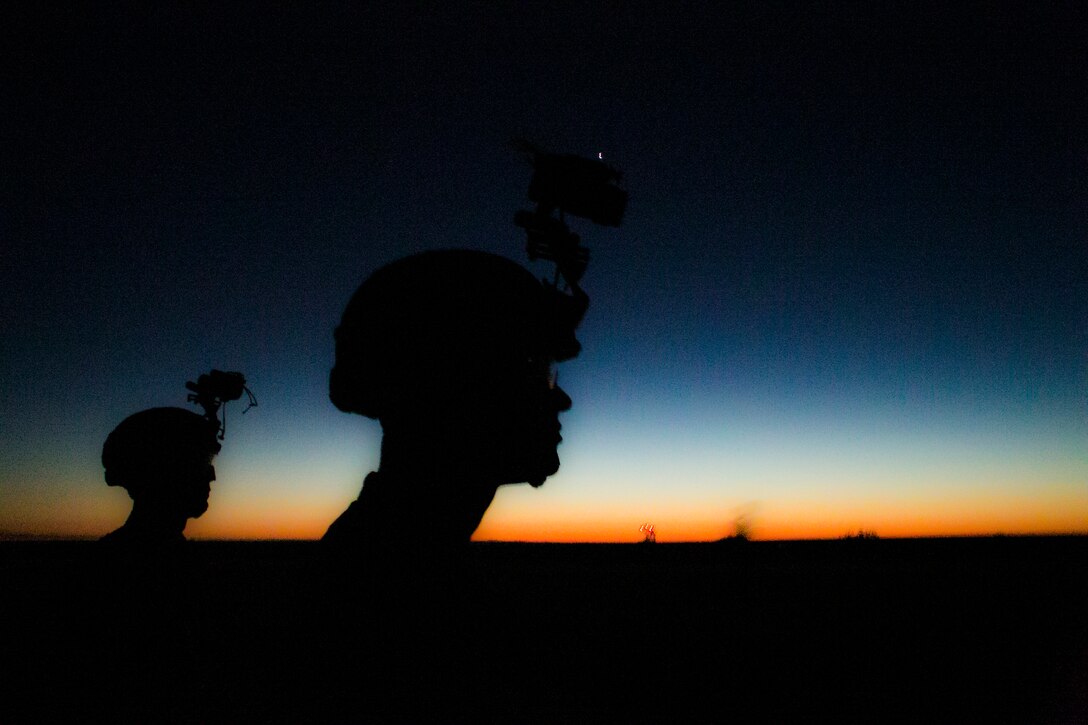 U.S. Marines attending the infantry officers course conduct fast rope training in preparation for Talon Reach during Weapons and Tactics Instructor Course (WTI 2-15) at Auxiliary Airfield 2 near Yuma, AZ., March 26, 2015. WTI is a seven-week event hosted by Marine Aviation Weapons and Tactics Squadron One (MAWTS-1) cadre. MAWTS-1 provides standardized tactical training and certification of unit instructor qualifications to support Marine aviation Training and Readiness and assists in developing and employing aviation weapons and tactics. (U.S. Marine Corps photo by Lance Cpl. Jodson B. Graves 2d MAW Combat Camera/Released)