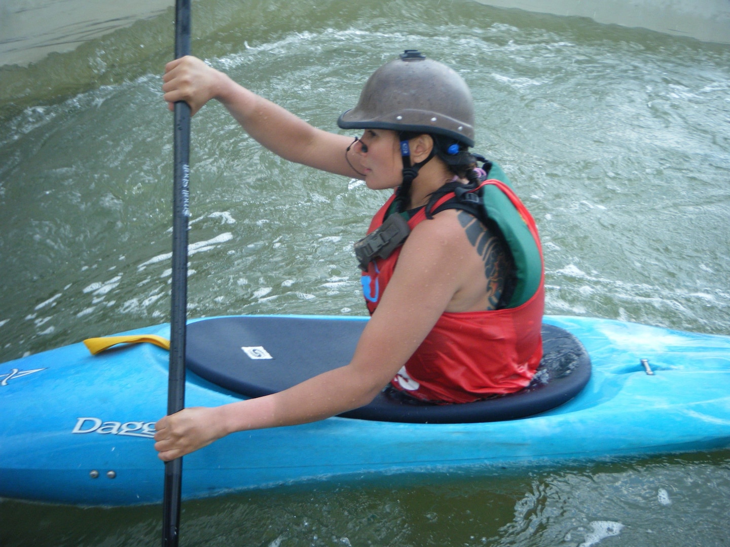 Ashley Crandall was serving in Iraq last year as a Blackhawk helicopter mechanic with the Utah National Guard’s 2-211th Aviation Regiment, when she was wounded and medically evacuated. While recuperating at Walter Reed Army Medical Center, she got involved with the non-profit Team River Runner and used kayaking to rehabilitate. Now she is helping other wounded warriors find therapy on the water.