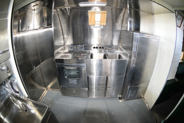 DAYTON, Ohio -- Douglas VC-118 "Independence" interior view in the Presidential Gallery at the National Museum of the United States Air Force. (U.S. Air Force photo by Ken LaRock) 