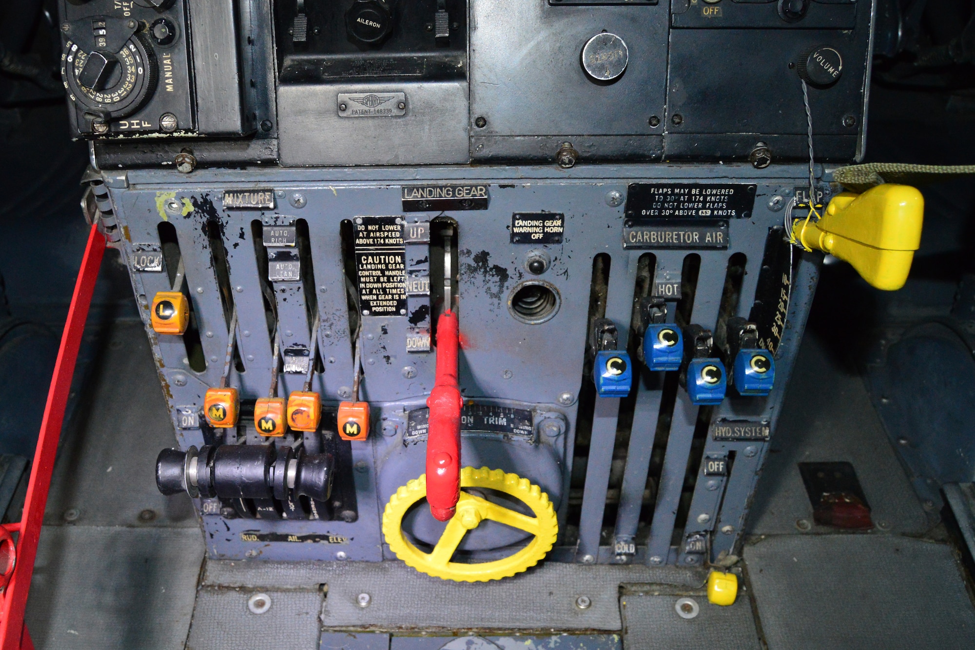 DAYTON, Ohio -- Douglas VC-118 "Independence" cockpit in the Presidential Gallery at the National Museum of the United States Air Force. (U.S. Air Force photo by Ken LaRock) 