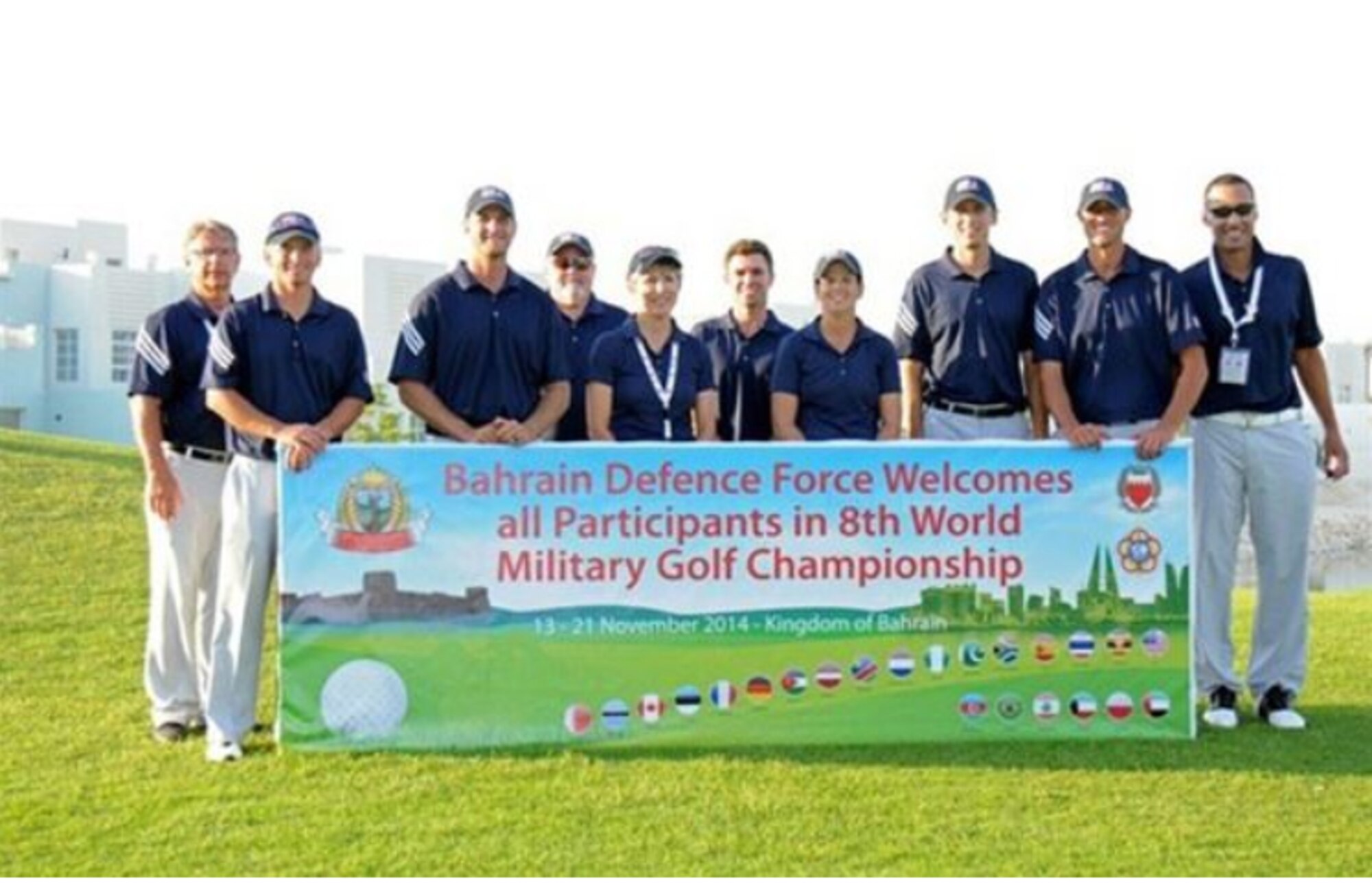 The US Men and Women Armed Forces Golf team won respective gold medals for the seventh time during the 8th CISM World Military Golf Championship held in Bahrain November 13-21, 2014. (Courtesy Photo)