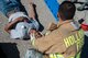 A member of the 49th Civil Engineer Squadron provides immediate medical care to a “victim” during an active shooter exercise April 30, 2015 at Holloman Air Force Base, N.M. Multiple times per year, Holloman hosts active shooter exercises to test and maintain readiness in case of a real-world emergency. (U.S. Air Force photo by Airman 1st Class Emily A. Kenney/Released)   