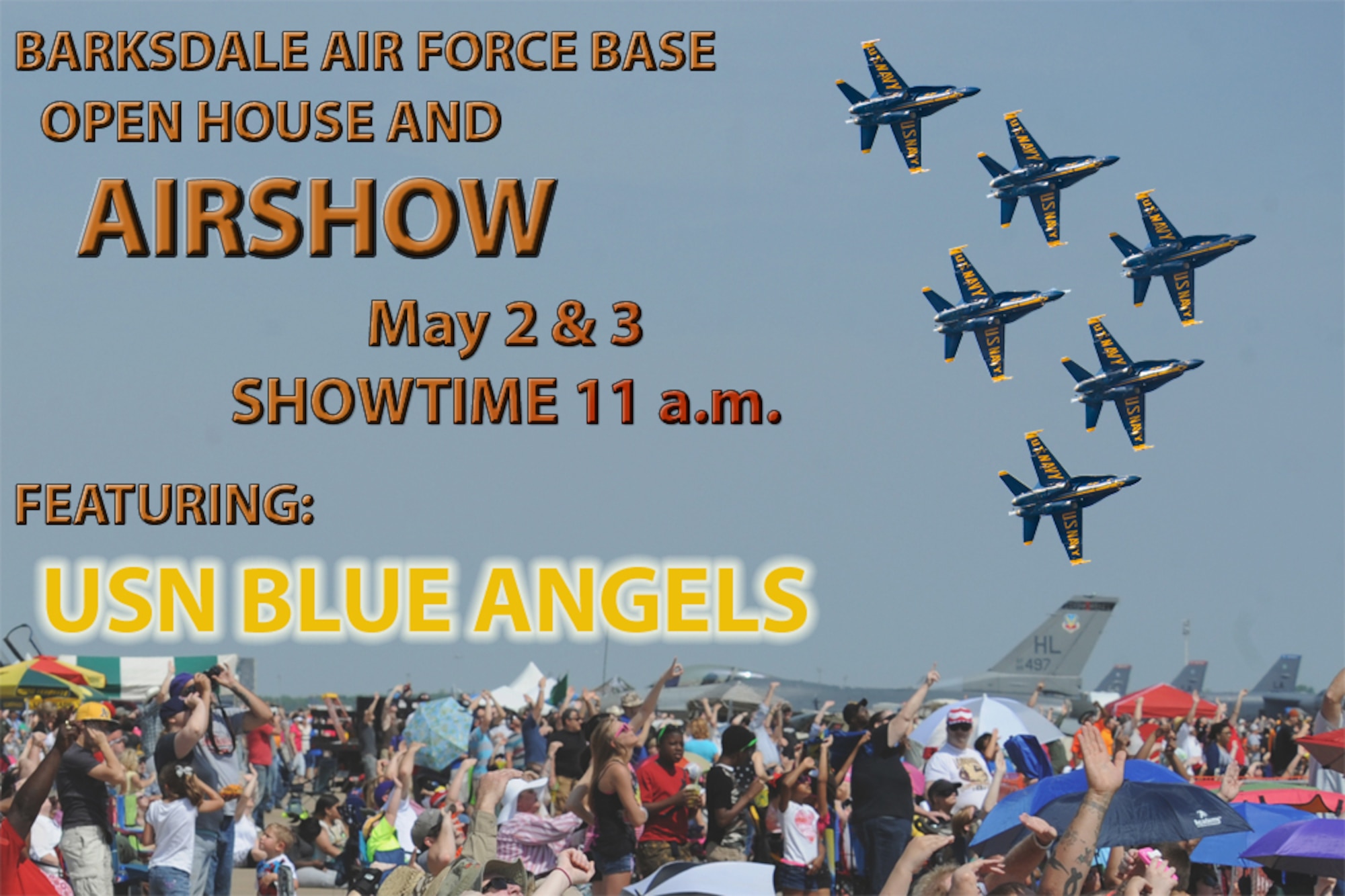 The 2015 Barksdale Air Force Base Defenders of Liberty Air Show.