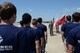 Col. Kristin Goodwin, 2nd Bomb Wing commander, administers the Oath of Enlistment to Armed Forces recruits to the United States military during the 2015 Defenders of Liberty Airshow at Barksdale Air Force Base, Louisiana, May 2. The recruits swore the oath to defend their country by serving in the Army, Air Force, Navy, Marine Corps and Coast Guard. (U.S. Air Force photo/Airman 1st Class Curt Beach)