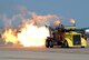 The Shockwave Jet Truck charges up for a demonstration during the 2015 Defenders of Liberty Air Show at Barksdale Air Force Base, Louisiana, May 2. Shockwave is the Guinness Book world record holder for the fastest jet truck in the world at 376 mph. (U.S. Air Force photo/Airman 1st Class Curt Beach)