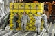 Airmen from March Air Reserve Base, Calif., and Joint Base Charleston, S.C., reposition a pallet of cargo on a C-17 Globemaster III aircraft at March ARB, Calif., April 26, 2015. The equipment includes sonar detection devices, heavy concrete cutting equipment, generators and more that will be used by an elite 57-person team, known as the Urban Search and Rescue Task Force 2 (CA-TF2), in support of earthquake emergency rescue operations in Nepal.

(U.S. Air Force photo/Senior Airman Russell S. McMillan)
