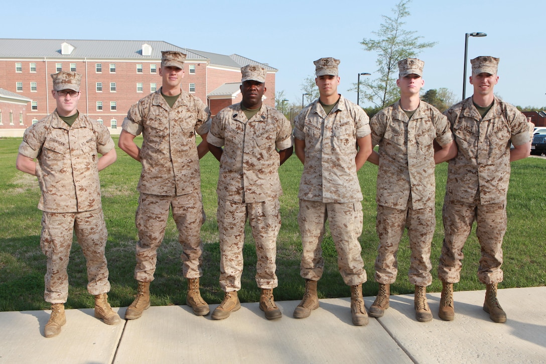 Sgt. Maj. Ronald L. Green, the 18th Sergeant Major of the Marine Corps, addresses students attending The Basic School at Marine Corps Base Quantico, Va., on April 21, 2015. (U.S. Marine Corps photo by Sgt. Marionne T. Mangrum)