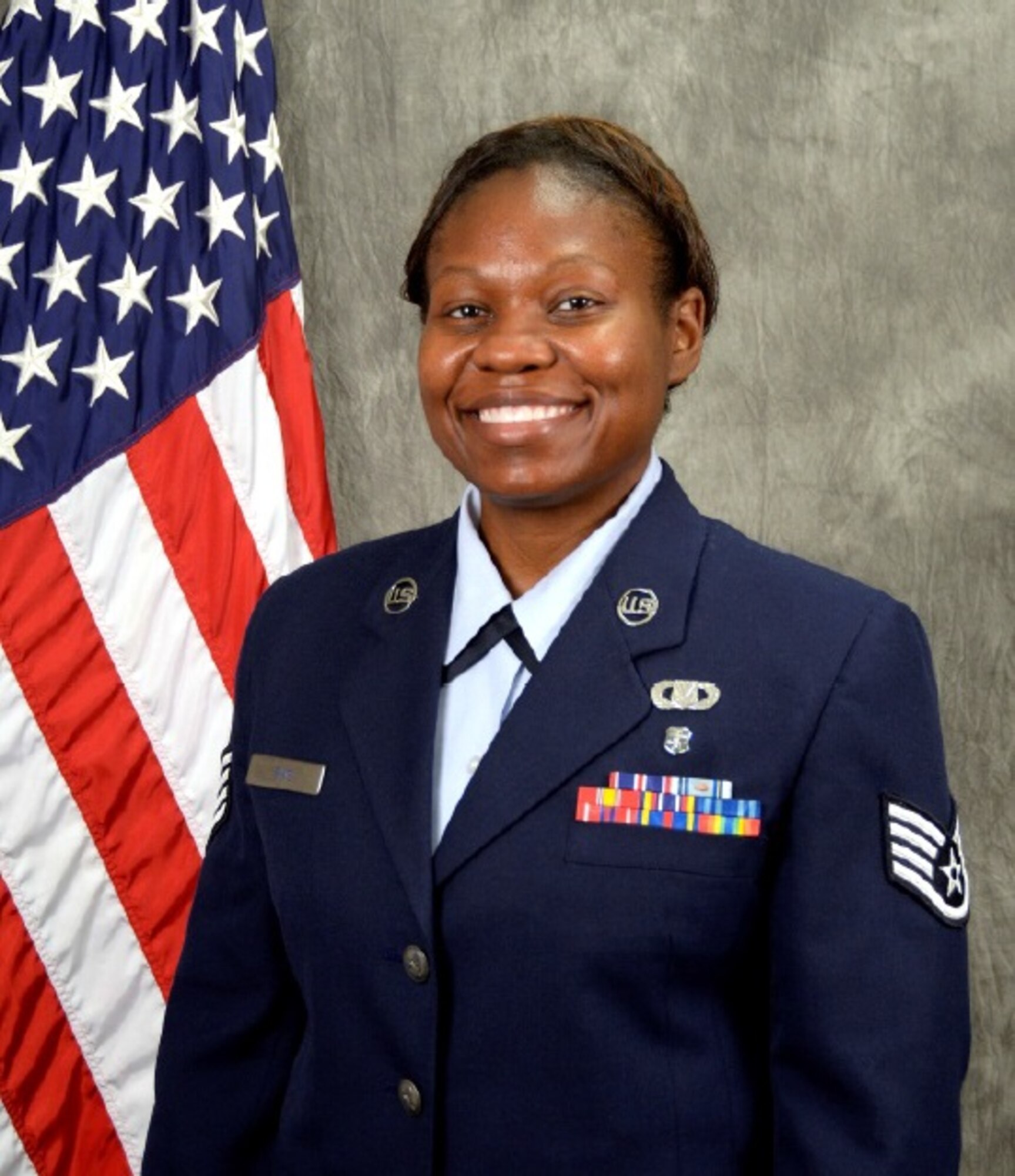 WRIGHT-PATTERSON AIR FORCE BASE, Ohio - Tech. Sgt. Precious Sims, 445th Airlift Wing Chaplain Corps NCO in charge, resource management, is the 445th Airlift Wing May 2015 Spotlight Performer. (Courtesy photo)