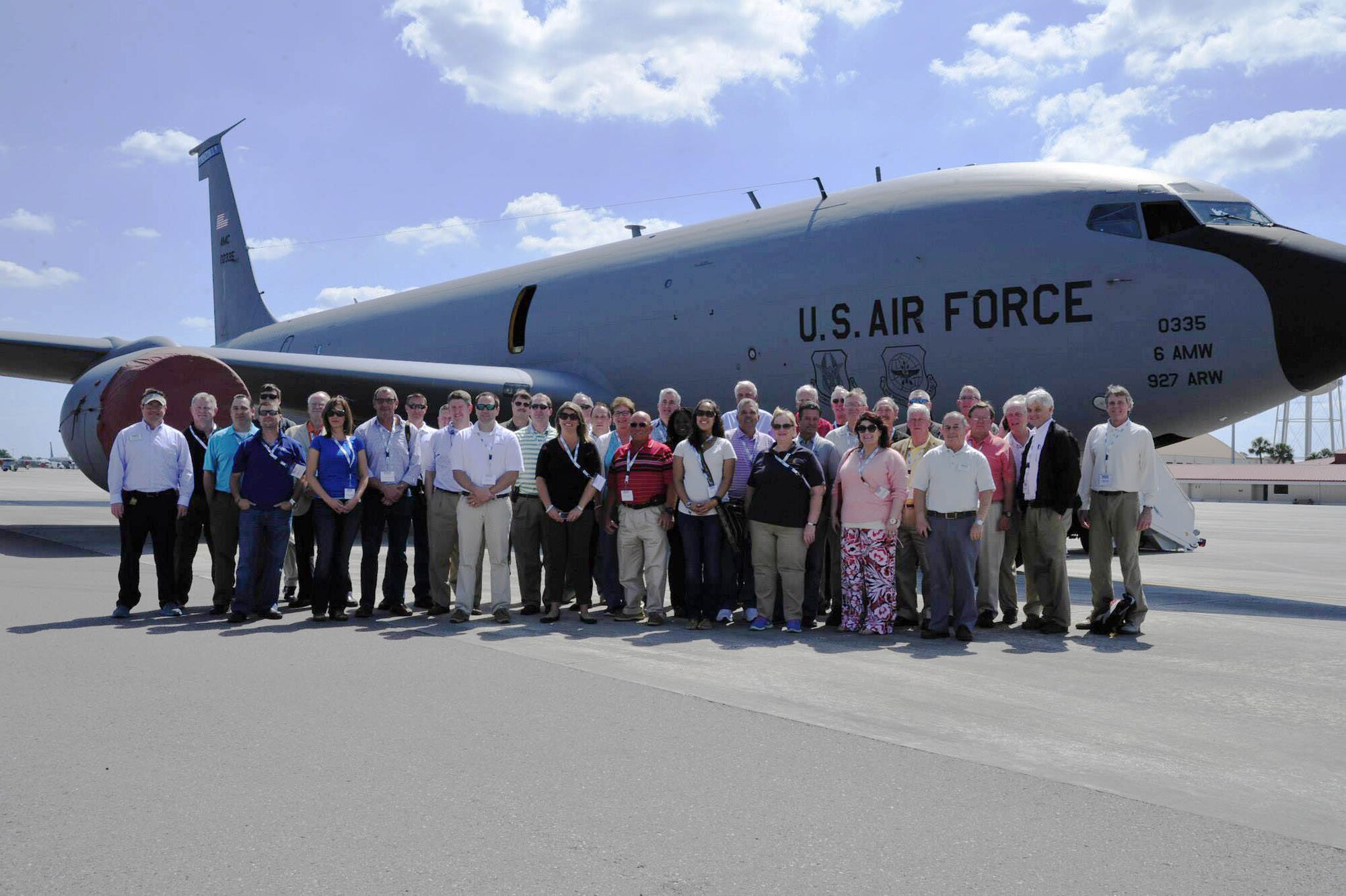 Civic leaders and employers of Guardsmen and Reservists from South Carolina visited MacDill AFB Fla.,  April 30-May 1. The visit, hosted by the 927th Air Refueling Wing, was organized to develop and promote supportive work environments for service members by educating employers on the roles and missions of the U.S. Air Force Reserve. (U.S. Air Force Photo SSgt Bobby Pilch)