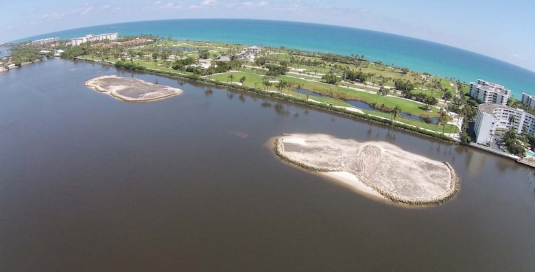 The completed Grassy Flats Restoration Project will restore more than 20 acres of critical estuary habitat in Lake Worth Lagoon and support over 195 species of fish and 89 species of birds.‎
