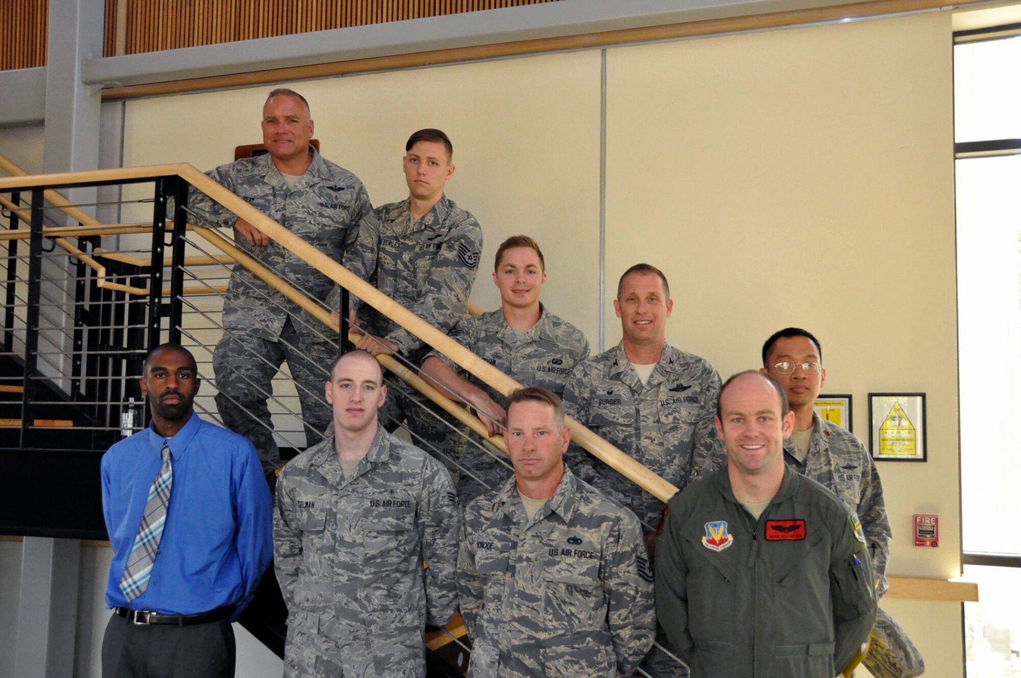 TRAVIS AIR FORCE BASE, Calif. -- The 349th Air Mobility Wing welcomes its newest reservists during the A Flight Unit Training Assembly at Travis Air For Base, Calif. (U.S. Air Force photo/ Senior Airman Sajjan Singh)
