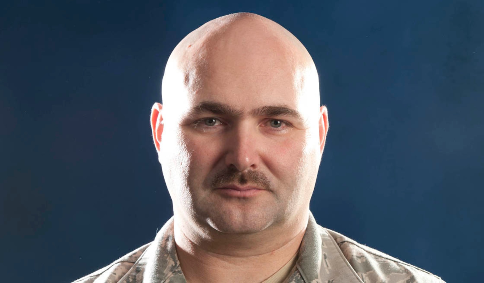 Air Force Master Sgt. Lee Pentimone earned a Bronze Star for his service during a year-long deployment in Afghanistan. Pentimone spent four years as a Basic Military Training instructor spending six months of a deployment creating an Officer Candidate School for Afghan Air University. (U.S. Air Force photo/Alex Pena)