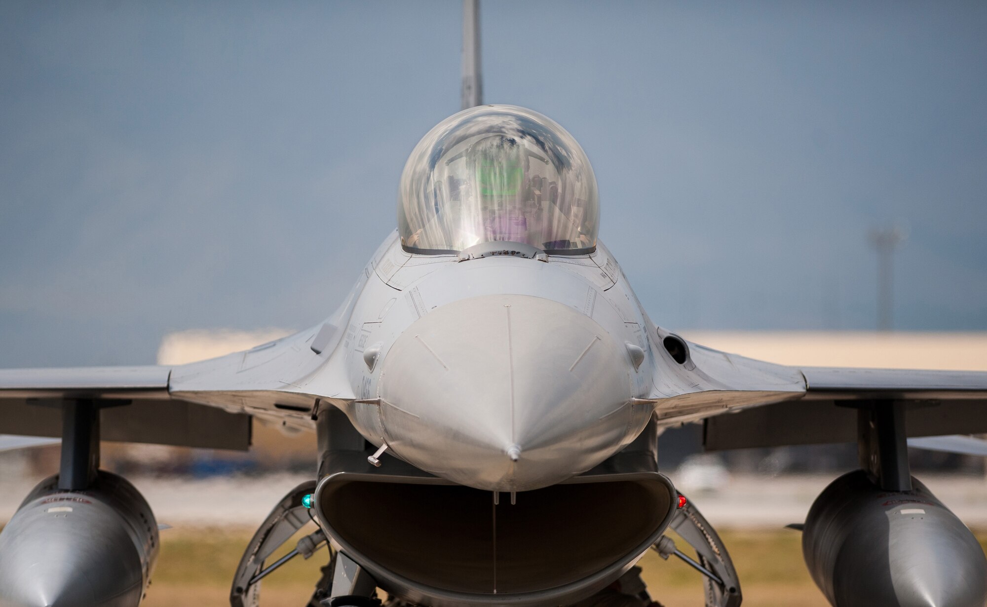 U.S. Air Force Capt. Derek Kirkwood, an F-16 Fighting Falcon pilot, assigned to the 4th Fighter Squadron from Hill Air Force Base, Utah, prepares for takeoff April 30, 2015 at Bagram Airfield, Afghanistan. The “Fuujins” of the 4th FS provided decisive airpower to ground commanders in Afghanistan throughout their six month deployment, flying more than 8,000 hours in the F-16 in support of operations Enduring Freedom and Freedom’s Sentinel.  (U.S. Air Force photo by Tech Sgt. Joseph Swafford/Released)