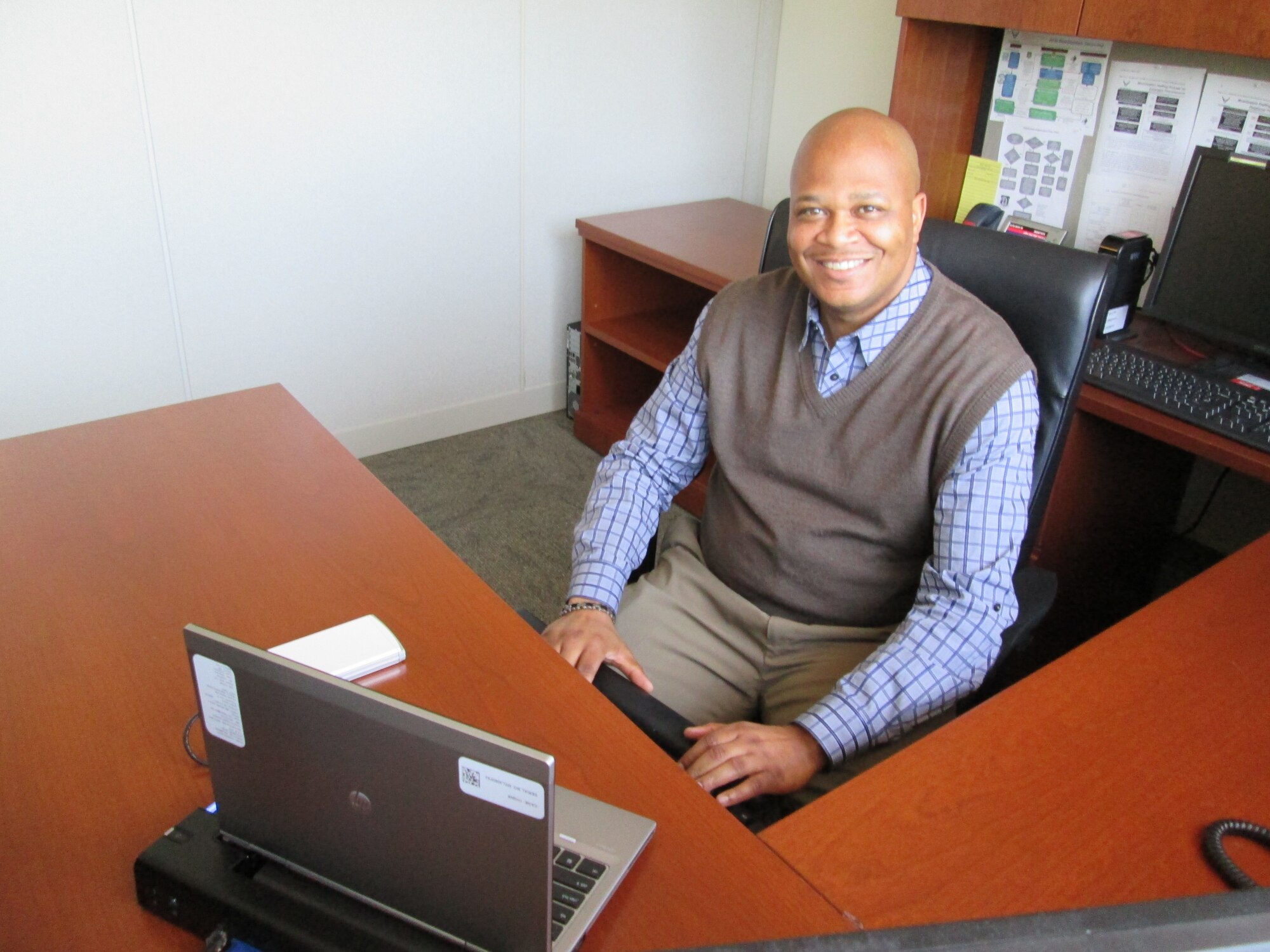 Christopher Jones is a requirements specialist within the Force Generation Center. He is the focal point for utilizing the Joint Operations Planning and Execution System to source, verify, and validate AFRC requirements that support the combatant commanders (U.S. Air Force photo/Master Sgt. Shanda De Anda)