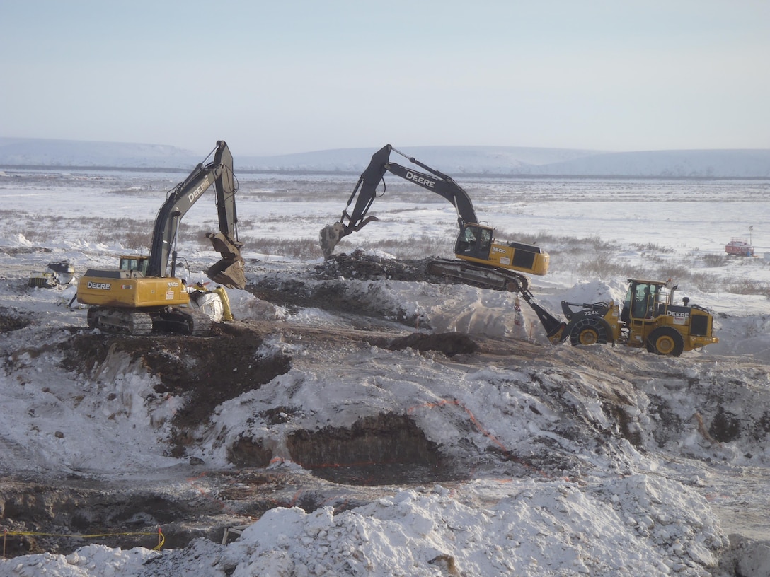 Since 2009, more than 7,800 tons of contaminated soil polluted the remote location of Test Well No. 9 near Umiat, a historic oil exploratory base camp. The conditions are harsh with the site located more than 100 miles from the nearest road system in the National Petroleum Reserve – Alaska. Operations at the site officially completed this year.
