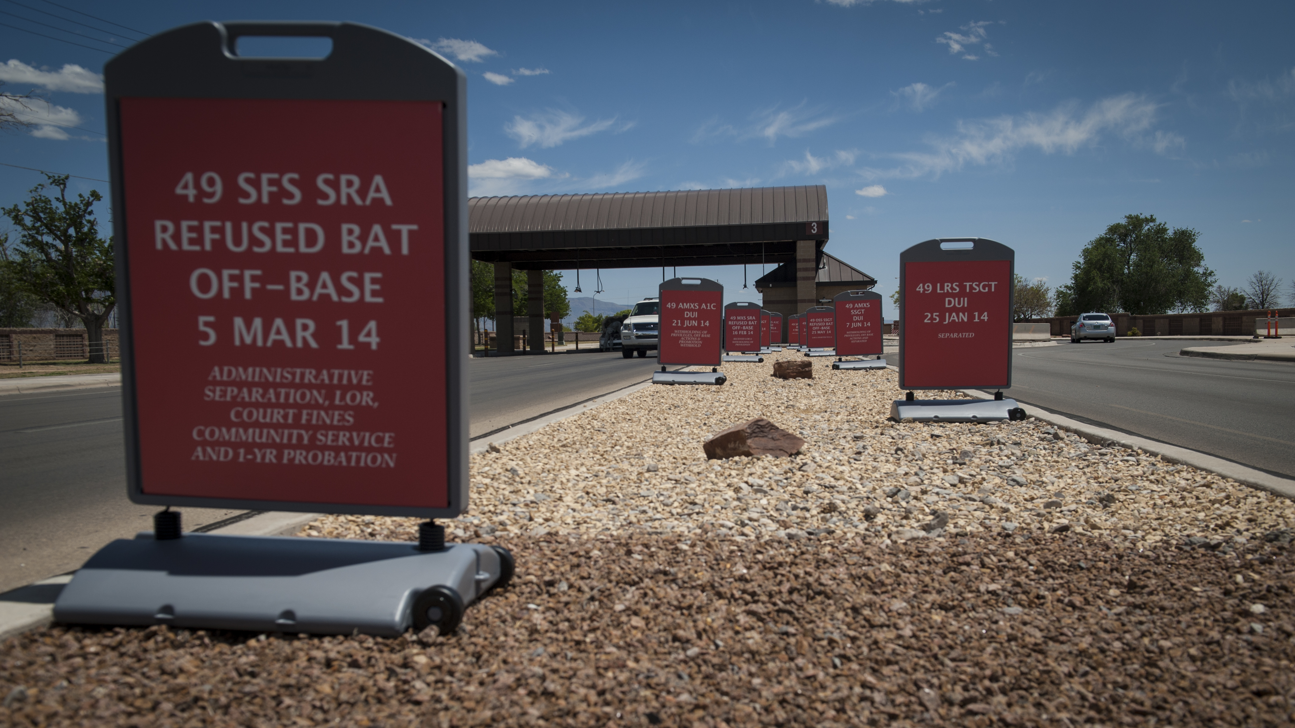 The fight against DUI &gt; Holloman Air Force Base &gt; Display