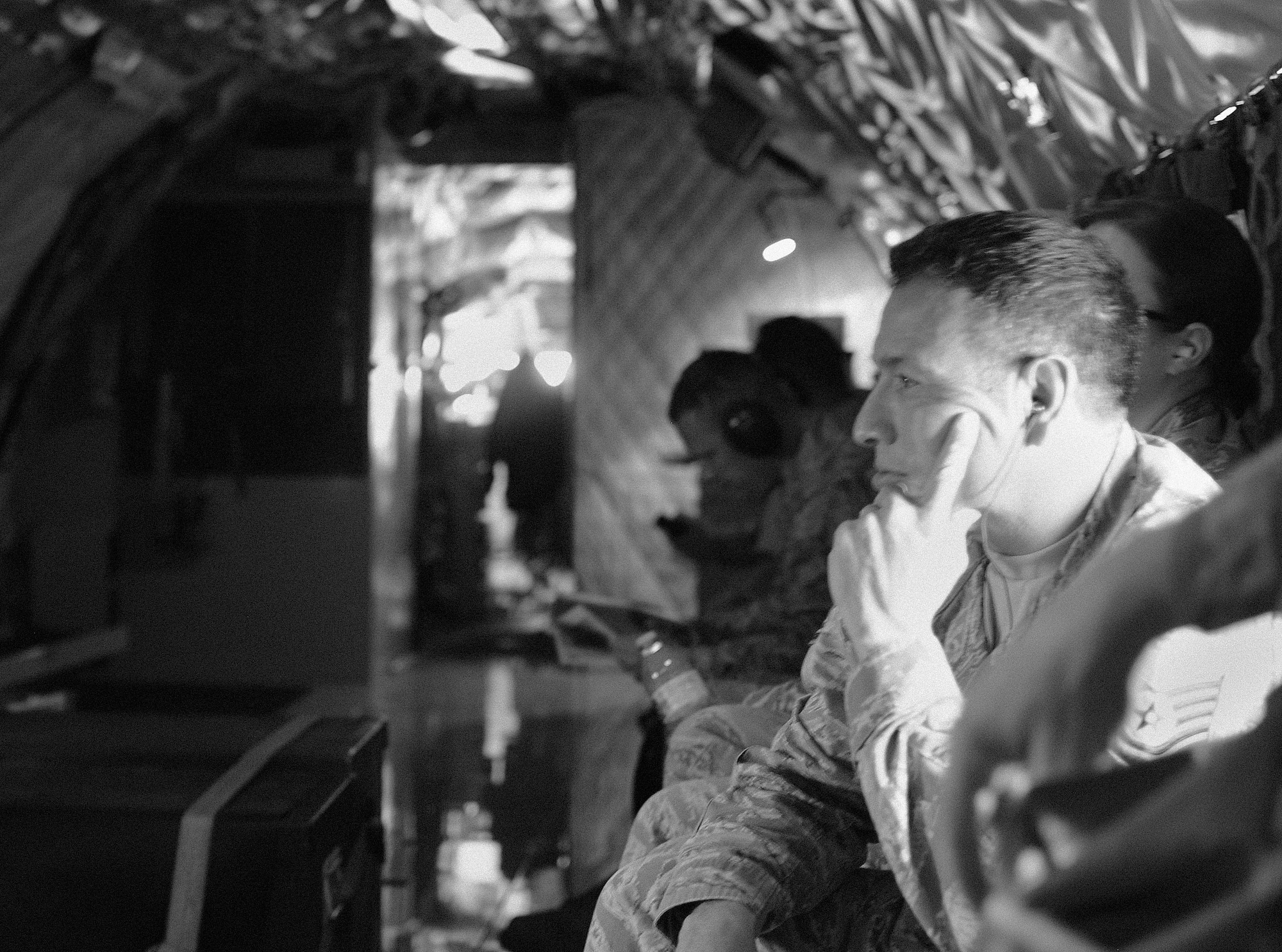 Oregon Air National Guard Tech. Sgt. Ramon Lopez, an electrician for the 142nd Fighter Wing Civil Engineer Squadron (CES) loads baggage into a KC-135 Stratotanker at the Portland Air National Guard Base, Ore., May 5, 2015. The 142nd CES is taking part in a mission to Romania to rebuild an aging hospital as part of US European Command's Humanitarian Assistance Program. (U.S. Air National Guard photo by Staff Sgt. Brandon Boyd, 142nd Fighter Wing Public Affairs/Released)