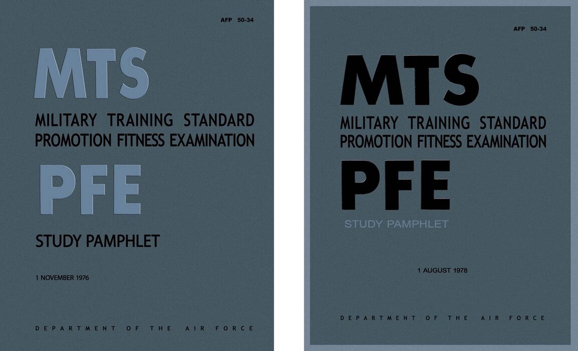 1976 and 1978 enlisted study guide covers