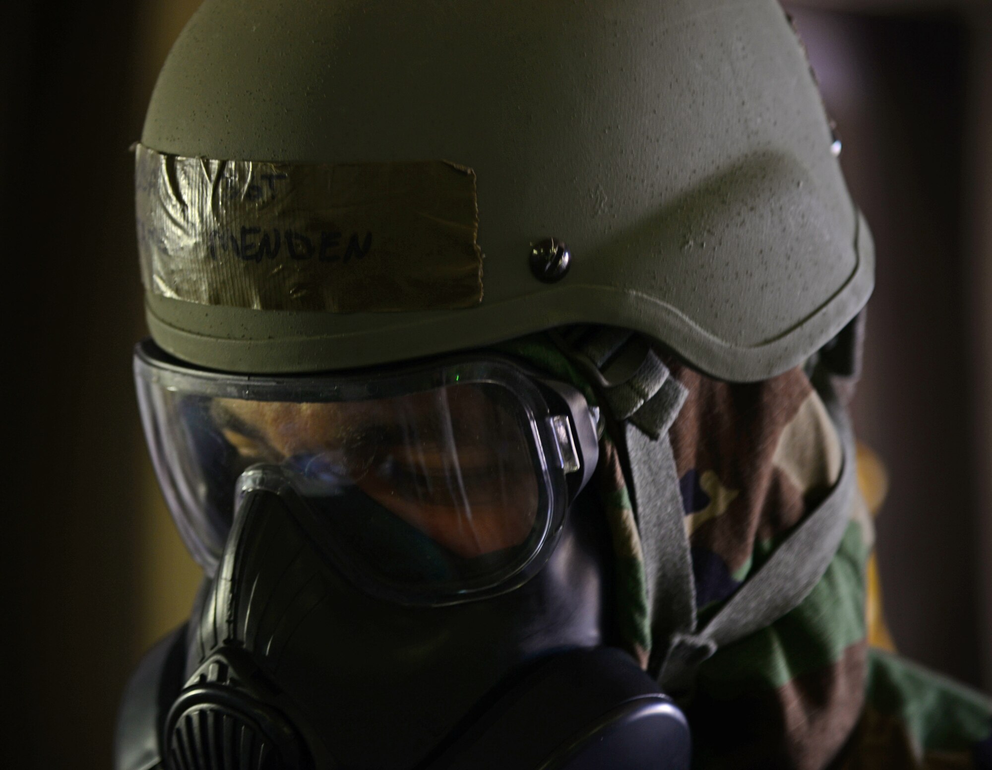 Tech. Sgt. James Menden, 51st Maintenance Group aircraft maintenance instructor, pauses during a break while filming a training video May 4, 2015, at Osan Air Base, Republic of Korea. Menden is just one of many members of Team Osan who will be participating in the combat exercise Beverly Midnight 15-02. The exercise focuses on readiness, testing Osan’s wartime procedures, and realistically looking at our ability to defend the base, execute operations and receive follow-on forces. (U.S. Air Force photo by Staff Sgt. Benjamin Sutton/Released) 