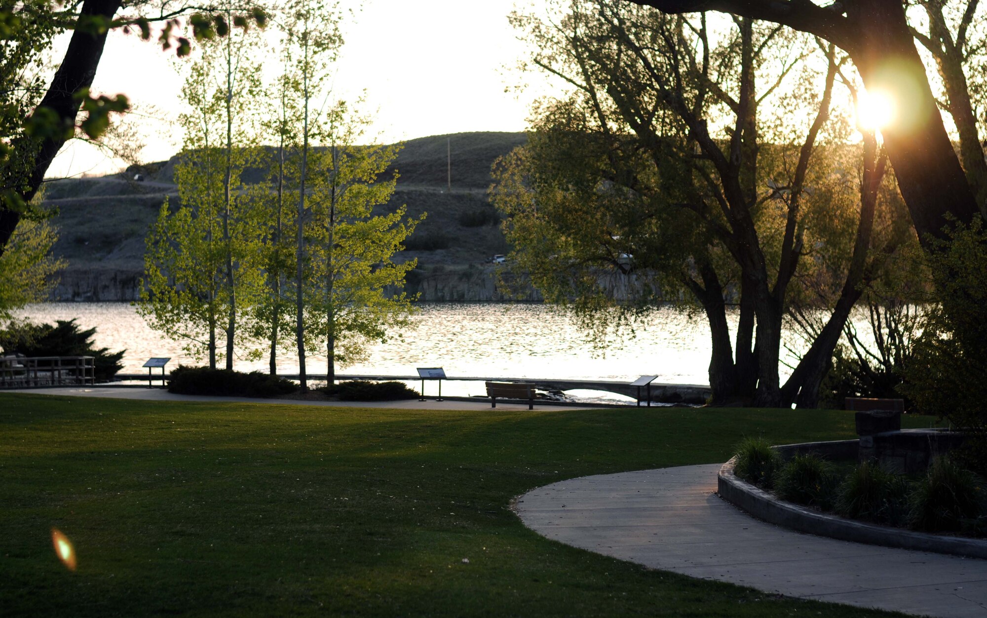 Giant Springs State Park in Great Falls, Mont., offers outdoor enthusiast exhibits, heritage and nature tours, photography and bird watching opportunities. The park is open-year round from 8 a.m. to sunset. (U.S. Air Force photo/Airman 1st Class Dillon Johnston)