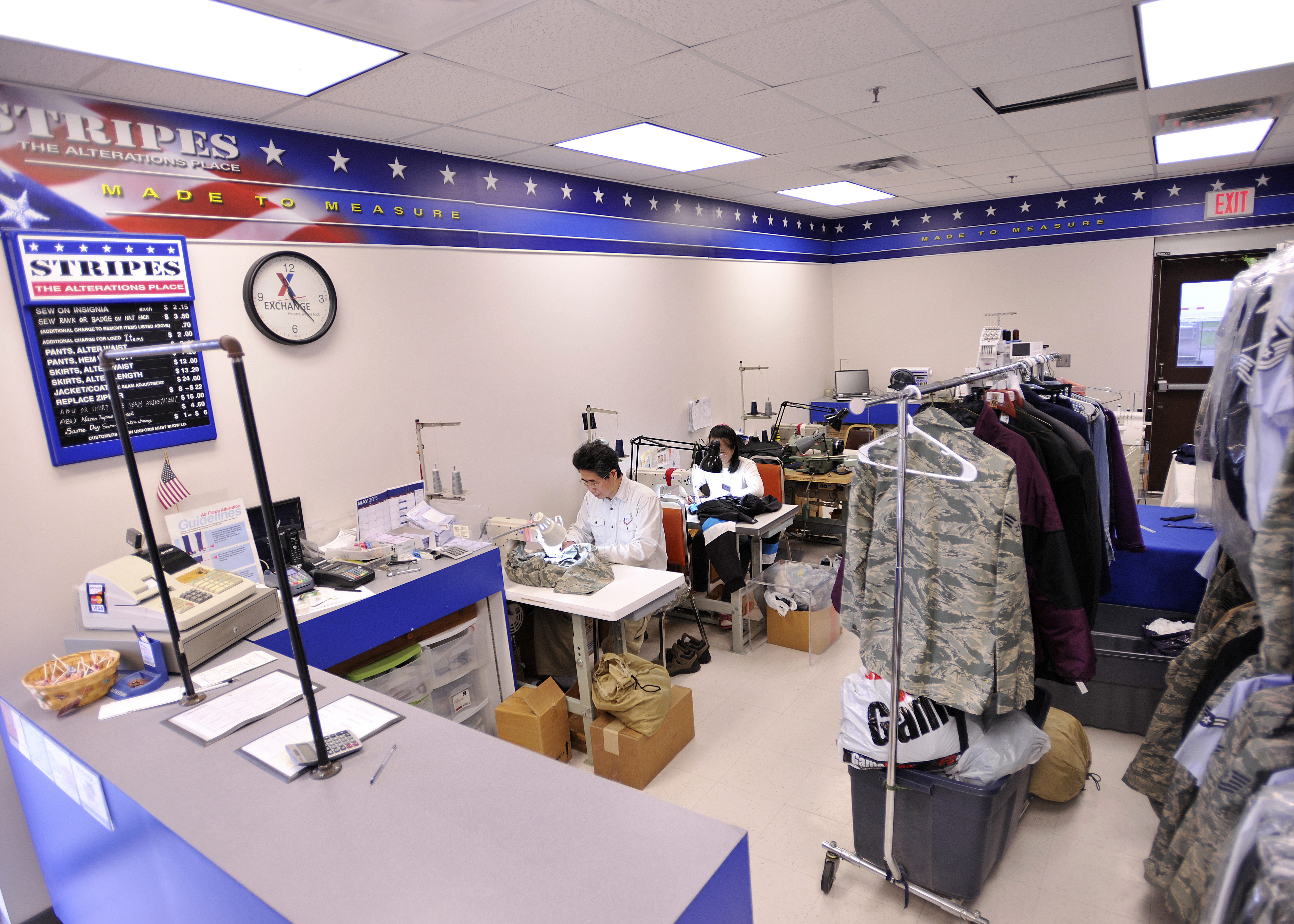 Grand Forks AFB Alterations Shop