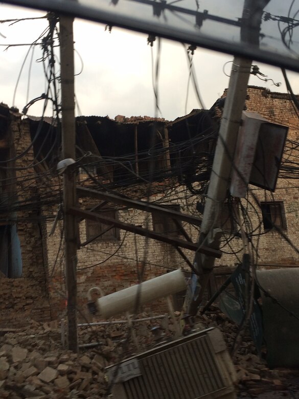 Nepal suffered a magnitude 7.8 earthquake on April 27, 2015, that damaged many 
parts of the country.  (Courtesy photo)
