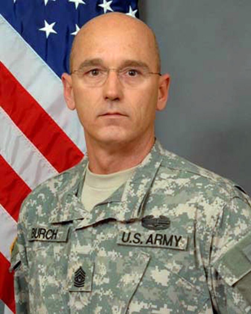 Command Sergeant Major of the Army National Guard, Command Sergeant Major Richard J. Burch.