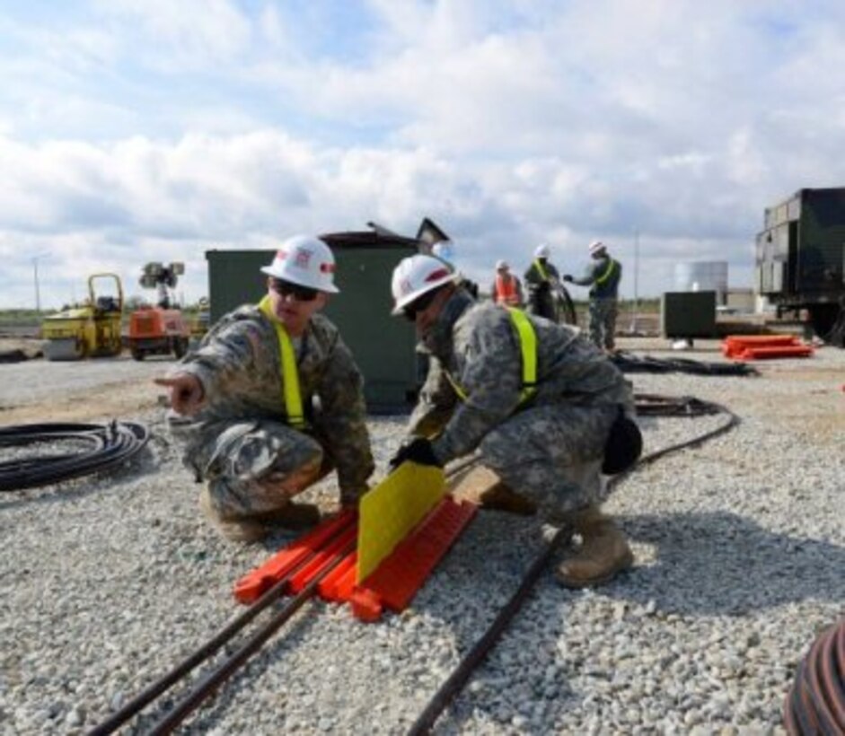 NAVAL SUPPORT FACILITY DEVESELU, Romania -- A U.S. Navy base, under construction in Romania, is using U.S. Soldiers to ensure that the second phase of the European Phased Adaptive Approach, or EPAA, to ballistic missile defense of U.S. and allied interests becomes operational on time. 
