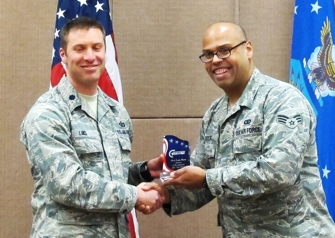 Senior Airman Luis Rosa is the Airman Level Quarterly award winner for the Band of Flight, 3rd quarter, 2014.