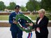 Col. Victor Moncrieffe II, 11th Security Forces Group commander and Special Agent Allyson Stephens, Air Force Office of Special Investigations superintendent, lay a wreath to honor fallen security forces and military police during a ceremony on Joint Base Andrews, Md., May 11, 2015. The ceremony concluded with an end-of-watch call where members of the 11 SFG read the names of all SFS/MP members who died in the line of duty. (U.S. Air Force photo/Staff Sgt. Chad C. Strohmeyer) 