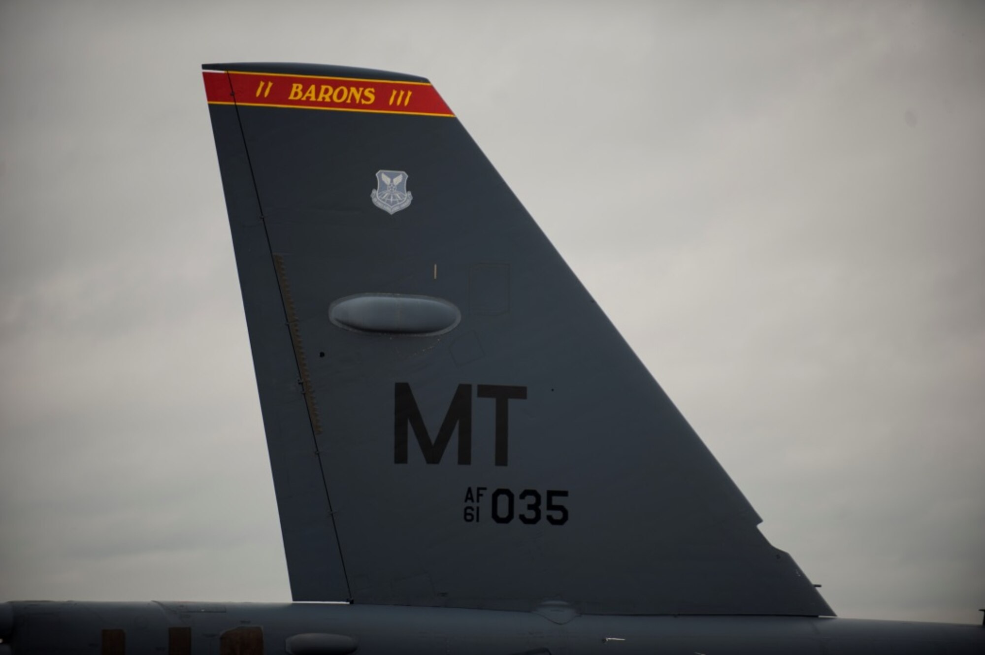 A B-52H Stratofortress taxis on the Minot Air Force Base, N.D., flightline during a Constant Vigilance rapid launch May 13, 2015. The rapid launch event tested the ability of aircrews, maintainers and other base agencies ability to work together and quickly provide the President and combatant commanders with airborne nuclear deterrence and long-range strike capabilities if and when called upon to do so. (U.S. Air Force photo/Airman 1st Class Christian Sullivan)