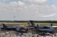 More than 100,000 people flood the flightline during the 2015 Wings Over Wayne Airshow and Open House, May 16, 2015, at Seymour Johnson Air Force Base, North Carolina. Open houses are designed to give the public an inside look at the Air Force mission and thank the local community for supporting the base and its Airmen. (U.S. Air Force photo/Airman 1st Class Aaron Jenne)