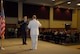 U.S. Air Force 2nd Lt. Robert G. Crumley, Air Force ROTC Detachment 847 graduate, swears in during the Air Force ROTC Det. 847 Commissioning Ceremony at Angelo State University’s C. J. Davidson Conference Center in San Angelo, Texas, May 15, 2015. Crumley will start his career as a space and missiles operation officer. (U.S. Air Force photo by Senior Airman Joshua Edwards/ Released)
