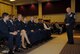 U.S. Air Force Chief Master Sgt. Thomas F. Good, 17th Training Wing command chief, speaks during the Air Force ROTC Detachment 847 Commissioning Ceremony at Angelo State University’s C. J. Davidson Conference Center in San Angelo, Texas, May 15, 2015. Eight ROTC members earned the rank of second lieutenant at the ceremony. (U.S. Air Force photo by Senior Airman Joshua Edwards/ Released)
