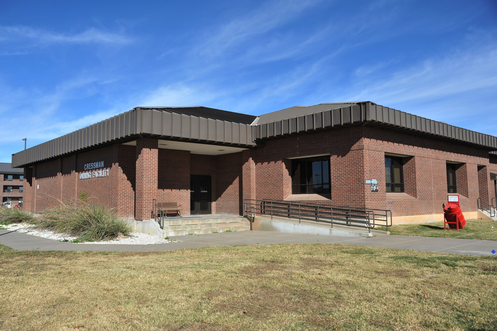 The Cressman Dining Facility will be closed starting June 1 for interior renovations.  All meals will be served at the Western Winds Dining Facility during the closure, as the base implements Air Force changes to better serve the dining needs of today’s Airmen. (U.S. Air Force photo by Senior Airman Michael Smith/Released)
