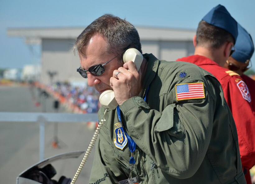 Nearly 400,000 spectators came to Westover Air Reserve Base to watch the 2015 Great New England Air Show, boasting more than two dozen current and vintage military aircraft. Aerial demonstration teams included the U.S. Navy Blue Angels, Canadian Snowbirds, U.S. Army’s Golden Knights parachuting team, F-22 demo team, Geico Skytypers, and Canadian CF-18 team. (U.S. Air Force photo/SSgt. Kelly Goonan)