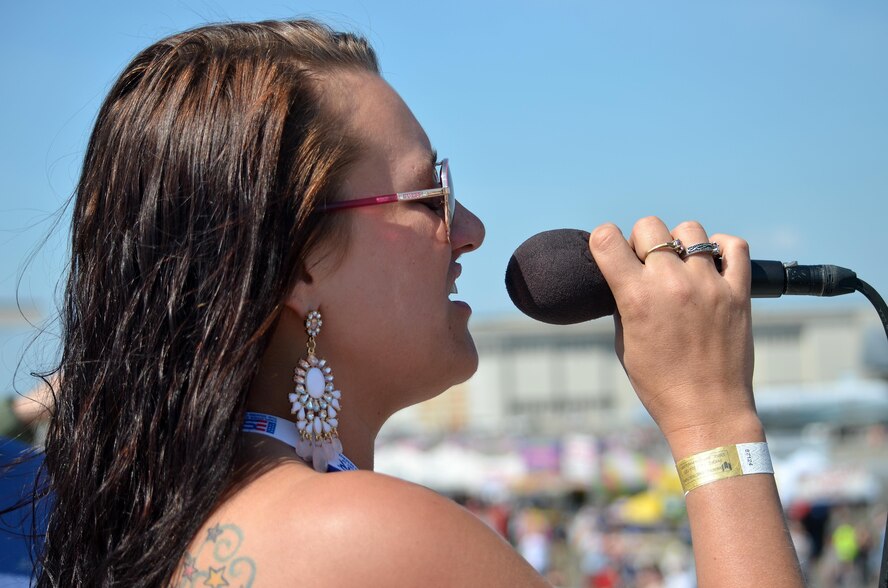 Nearly 400,000 spectators came to Westover Air Reserve Base to watch the 2015 Great New England Air Show, boasting more than two dozen current and vintage military aircraft. Aerial demonstration teams included the U.S. Navy Blue Angels, Canadian Snowbirds, U.S. Army’s Golden Knights parachuting team, F-22 demo team, Geico Skytypers, and Canadian CF-18 team. (U.S. Air Force photo/SSgt. Kelly Goonan)