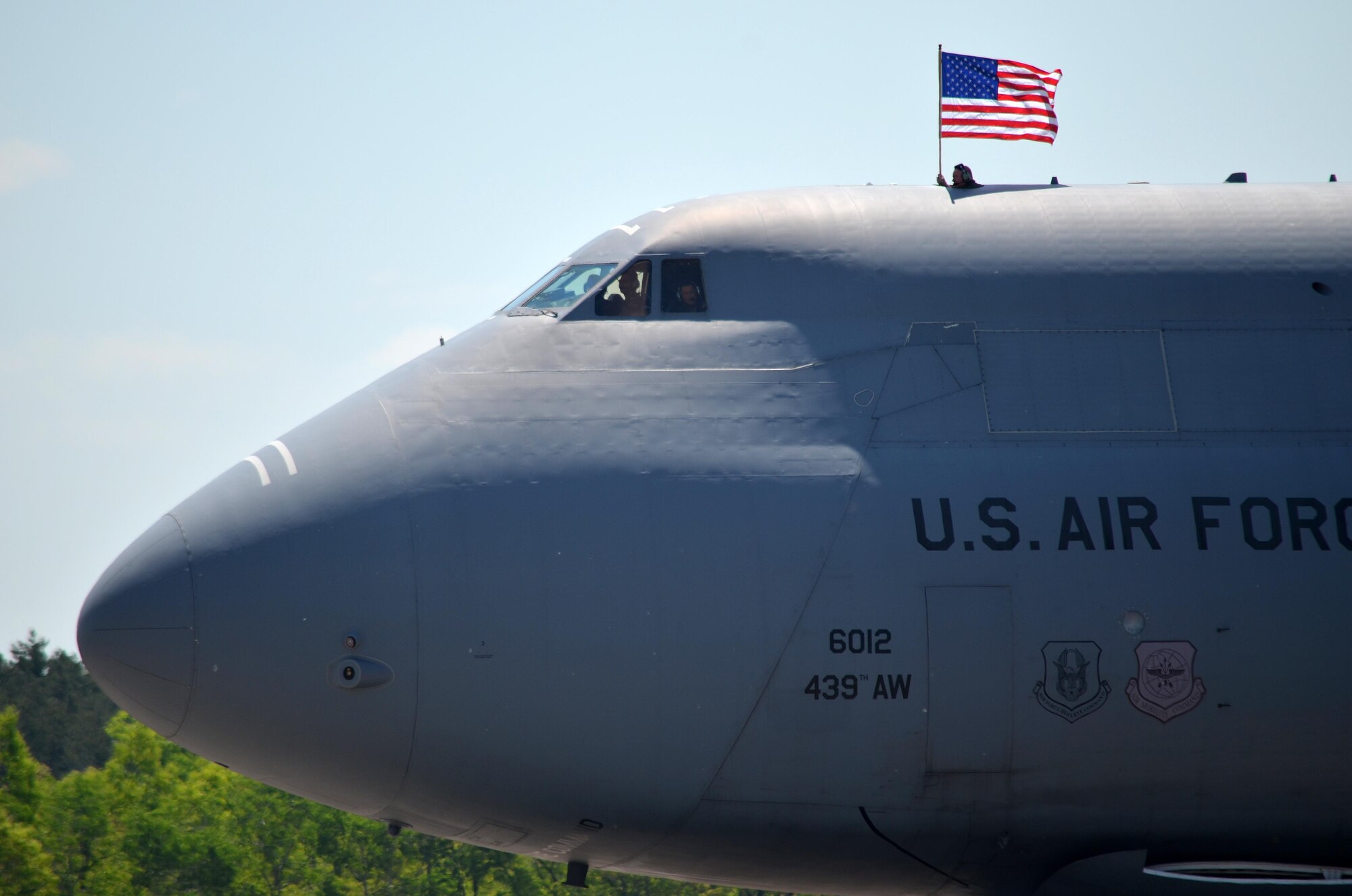 Nearly 400,000 spectators came to Westover Air Reserve Base to watch the 2015 Great New England Air Show, boasting more than two dozen current and vintage military aircraft. Aerial demonstration teams included the U.S. Navy Blue Angels, Canadian Snowbirds, U.S. Army’s Golden Knights parachuting team, F-22 demo team, Geico Skytypers, and Canadian CF-18 team. (U.S. Air Force photo/SSgt. Kelly Goonan)