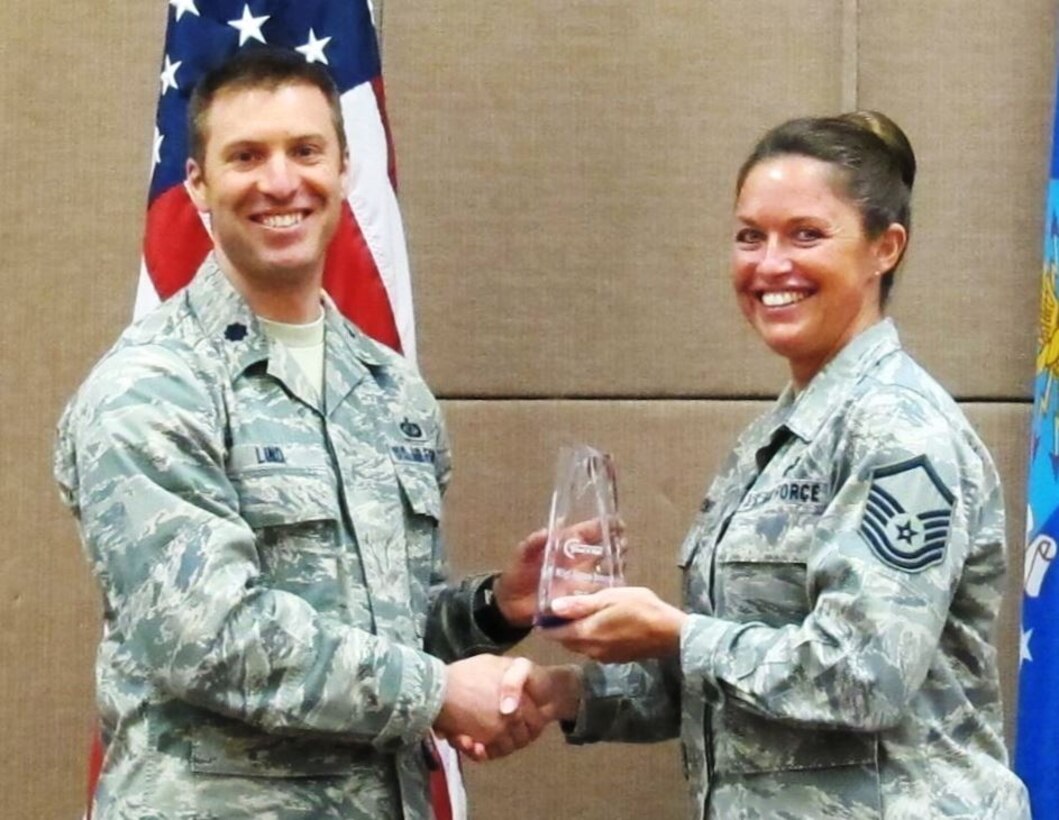 Master Sergeant Alyson Jones earned the Band of Flight Senior Non-commissioned Officer of the Year Award for 2014. Congratulations, MSgt Jones!