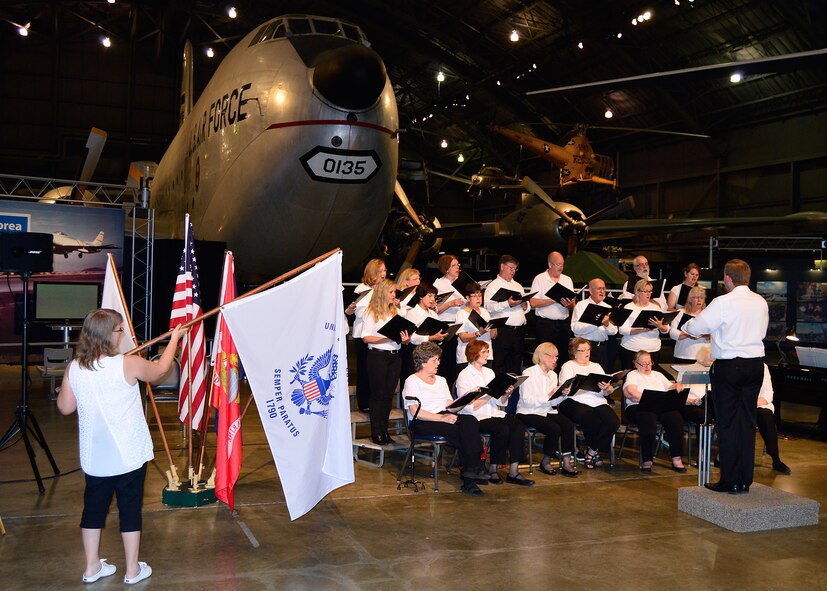 DAYTON, Ohio (05/2015) -- The New Carlisle Area Community Chorus performs during Space Fest on May 15-16 at the National Museum of the U.S. Air Force. (U.S. Air Force photo)
