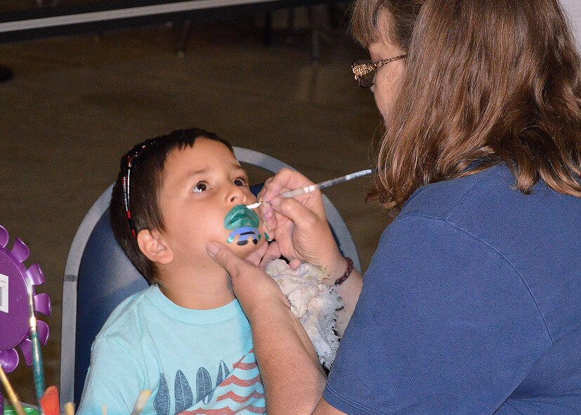 DAYTON, Ohio (05/2015) -- Participants enjoyed a number of hands-on activities including face painting during Space Fest on May 15-16 at the National Museum of the U.S. Air Force. (U.S. Air Force photo)