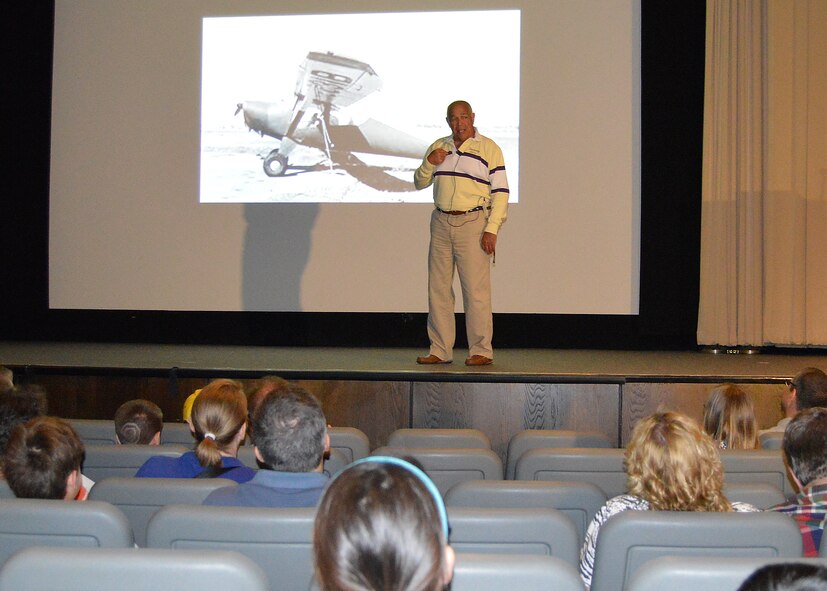 DAYTON, Ohio (05/2015) -- Former Astronaut Col. (Ret.) Frederick D. Gregory speaks about his experiences in space  during Space Fest on May 15-16 at the National Museum of the U.S. Air Force. (U.S. Air Force photo)